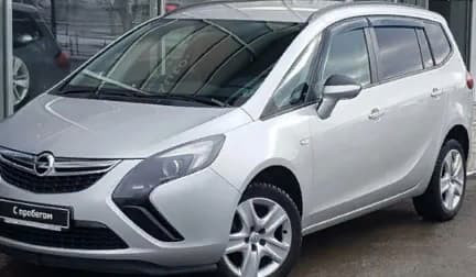 Дефлекторы окон (ветровики) Opel Zafira C 2011 (Опель Зафира) Кобра Тюнинг